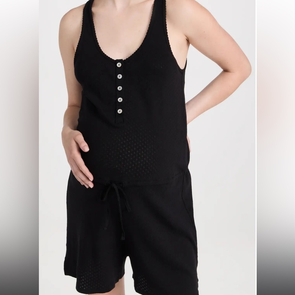 Hatch 24/7 feeding jumpsuit, short, black, size 2